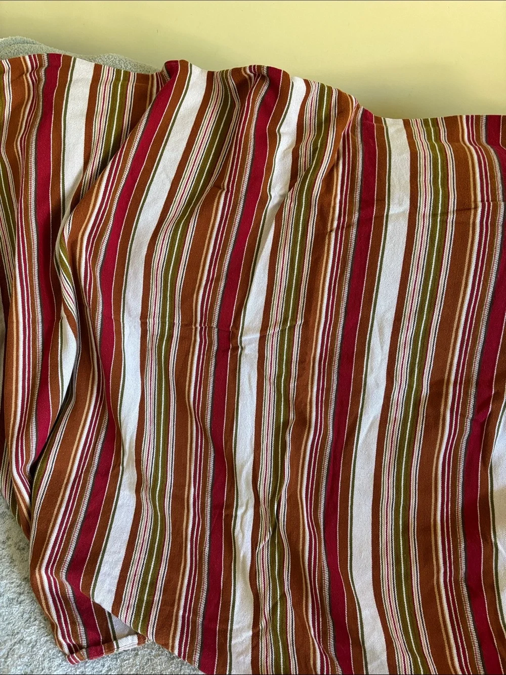 Western Stylized Striped Cotton Table Cloth RS Rectangular 56”x72”